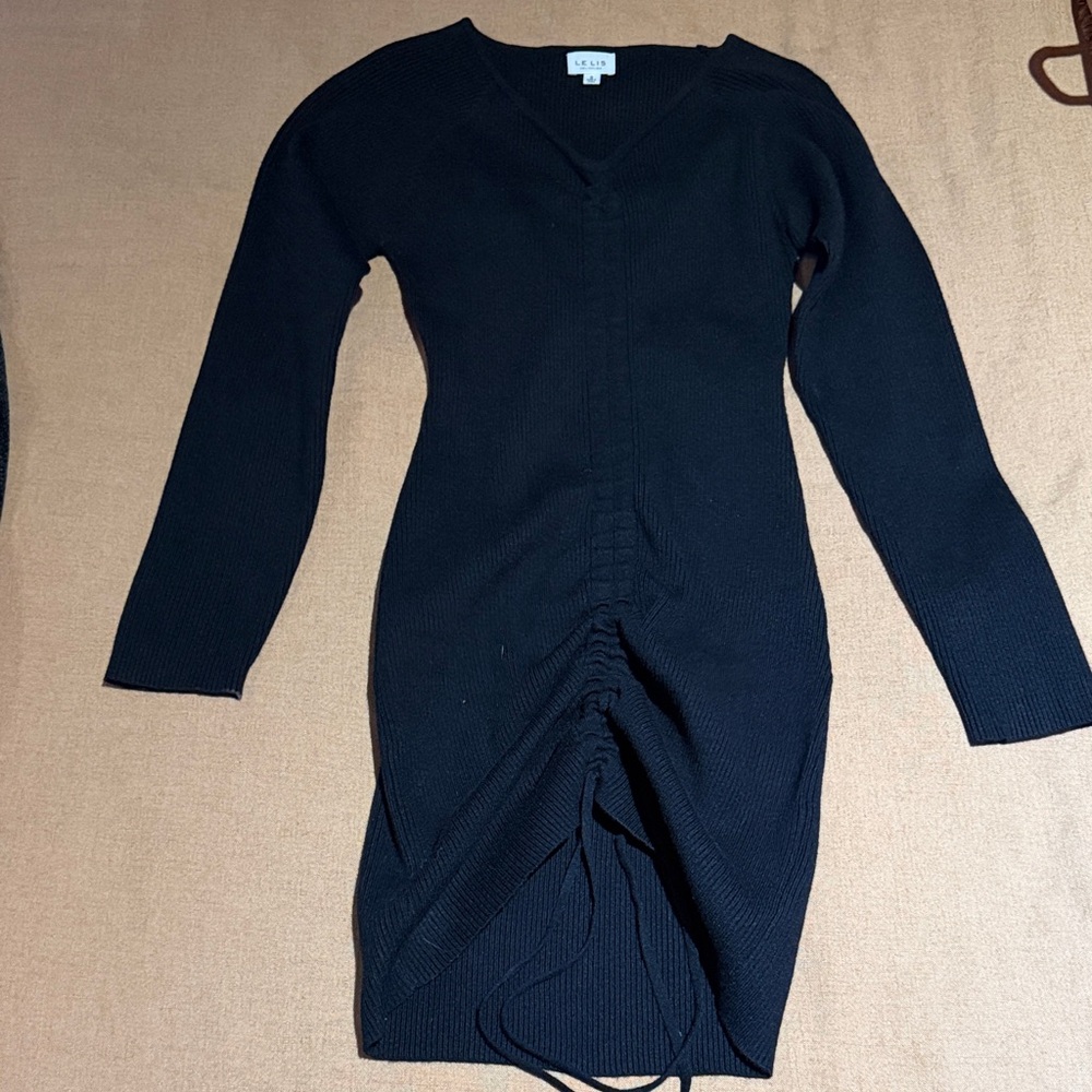 Le Lis Black Long Sleeve Dress